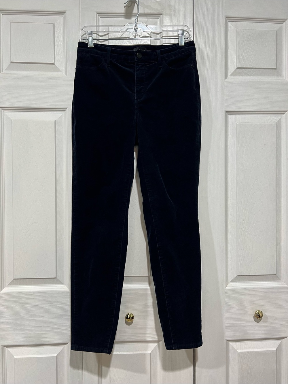 💙 Talbots Navy Blue Corduroy Jegging Curvy Pants - 4/27 (01409)
